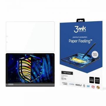 Set 2 folii protectie 3MK Paper Feeling compatibil cu Lenovo Yoga Smart Tab 10.1 inch
