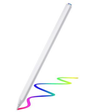 Stylus Pen Tech-Protect Digital V2 compatibil cu tablete Apple iPad, LED, 120 mAh, Alb