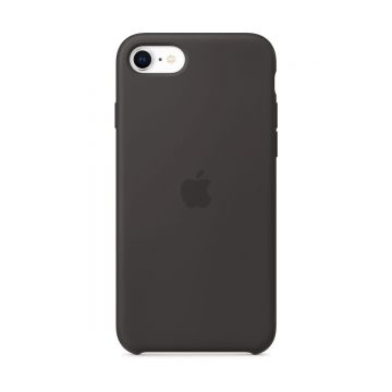 Capac protectie spate Apple Silicone Case pentru iPhone SE 2020 - Black