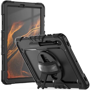 Carcasa 360 grade TECH-PROTECT Solid compatibila cu Samsung Galaxy Tab S7 Plus / S7 FE / S8 Plus 12.4 inch Black