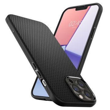 Carcasa Spigen Liquid Air compatibila cu iPhone 13 Pro Max Matte Black