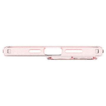 Carcasa Spigen Liquid Crystal compatibila cu iPhone 14 Pro Max Glitter Rose