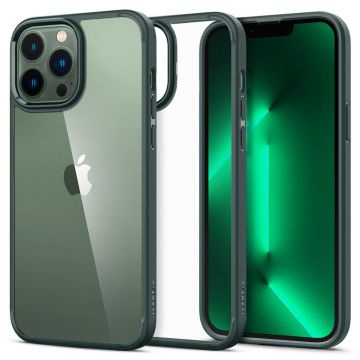 Carcasa Spigen Ultra Hybrid compatibila cu iPhone 13 Pro Max Green