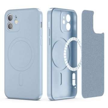 Carcasa TECH-PROTECT Icon MagSafe compatibila cu iPhone 11 Sky Blue