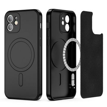 Carcasa TECH-PROTECT Icon MagSafe compatibila cu iPhone 12 Black