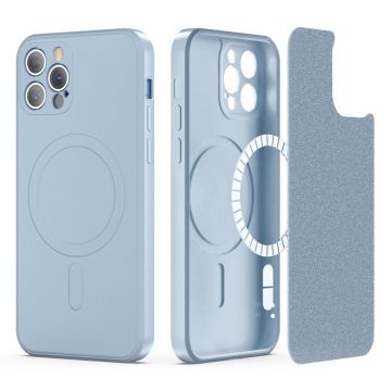 Carcasa TECH-PROTECT Icon MagSafe compatibila cu iPhone 12 Pro Sky Blue