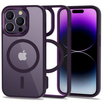 Carcasa TECH-PROTECT MAGMAT MagSafe compatibila cu iPhone 14 Pro Deep Purple