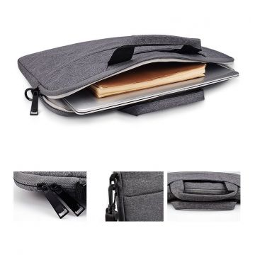 Geanta laptop 13 inch Tech-Protect Pocket Bag Dark Grey