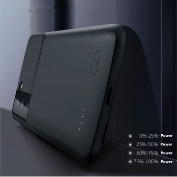 Husa de protectie cu baterie TECH-PROTECT Power Case 4700 mAh compatibila cu Samsung Galaxy S21 Ultra Black