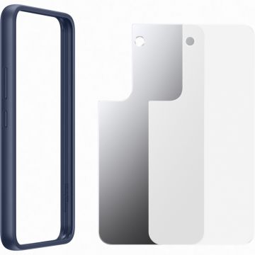 Husa Frame Cover pentru Samsung Galaxy S22 Navy Blue