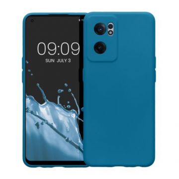 Husa Kwmobile pentru OnePlus Nord CE 2 5G, Silicon, Albastru, 58117.224