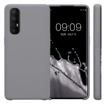 Husa Kwmobile pentru OPPO Find X2 Neo, Silicon, Gri, 53089.155