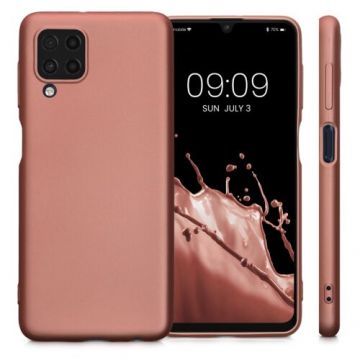 Husa Kwmobile pentru Samsung Galaxy M32 4G, Silicon, Rose Gold, 57951.211