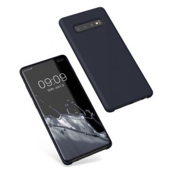 Husa Kwmobile pentru Samsung Galaxy S10 Plus, Silicon, Albastru, 49028.186