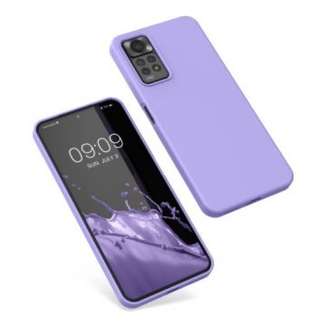 Husa Kwmobile pentru Xiaomi Redmi Note 11 Pro/Redmi Note 11 Pro 5G, Silicon, Mov, 57373.108