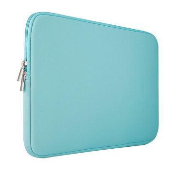 Husa laptop 15.6 inch rezistenta la stropire din neopren, Light Blue