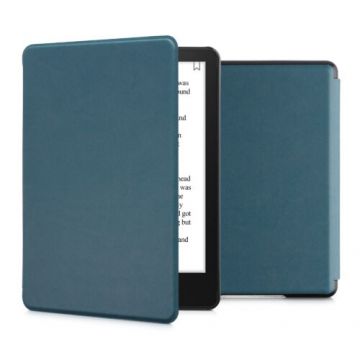 Husa pentru Amazon Kindle Paperwhite 11, Kwmobile, Albastru, Piele ecologica, 57766.78
