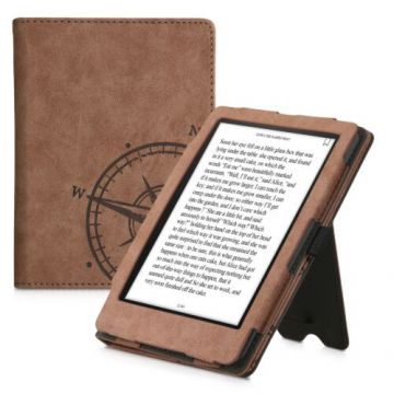 Husa pentru Amazon Kindle Paperwhite 11, Kwmobile, Maro, Piele ecologica, 59456.01