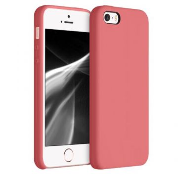 Husa pentru Apple iPhone 5/iPhone 5s/iPhone SE, Silicon, Roz, 42766.219