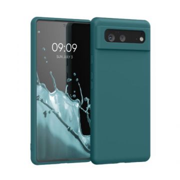 Husa pentru Google Pixel 6, Silicon, Verde, 55865.57, Kwmobile