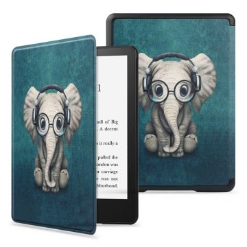 Husa Tech-Protect Smartcase compatibila cu Amazon Kindle Paperwhite V/5 si Signature Edition 2021 Elephant
