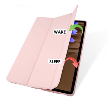 Husa Tech-Protect Smartcase Pen compatibila cu Samsung Galaxy Tab S7 FE 5G 12.4 inch Pink