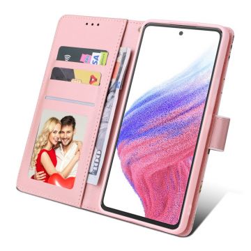 Husa TECH-PROTECT Wallet compatibila cu Samsung Galaxy A53 5G Garden Pink