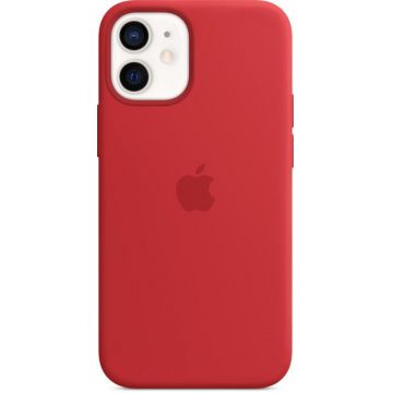 Protectie Spate Apple MHKW3ZM/A pentru Apple iPhone 12 mini, Silicon (Rosu)