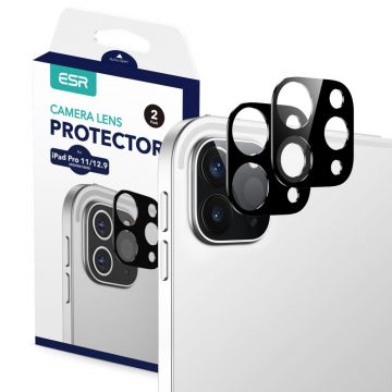 Set 2 folii sticla camera foto ESR compatibil cu iPad Pro 11 inch / iPad Pro 12.9 inch 2020/2021/2022 Black