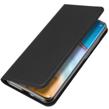 Husa Flip Cover Dux Ducis Skin Pro pentru Huawei P40, Buzunar card, Piele ecologica/TPU, Negru