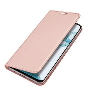 Husa Flip Cover Dux Ducis Skin Pro pentru Samsung Galaxy A23, Piele Eco, Antiamprenta (Roz)