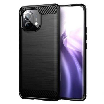 Husa Forcell CARBON pentru XIAOMI 11T / 11T PRO, Negru