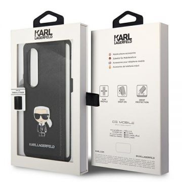 Husa Karl Lagerfeld KLHCZFD4IKMSBK compatibila cu Samsung Galaxy Z Fold 4 5G Black