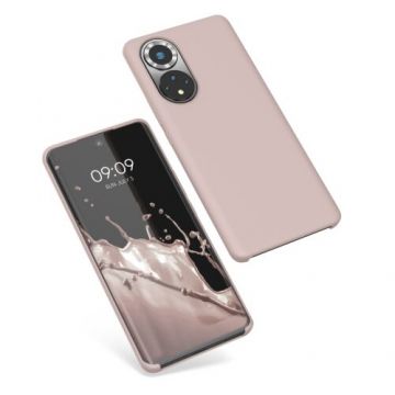 Husa Kwmobile pentru Honor 50, Silicon, Crem, 55481.10