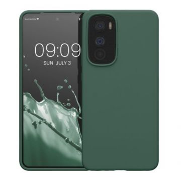 Husa Kwmobile pentru Motorola Edge 30, Silicon, Verde, 58537.166