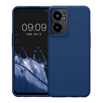 Husa Kwmobile pentru OnePlus Nord CE 2 5G, Silicon, Albastru, 58116.116