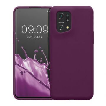 Husa Kwmobile pentru OPPO Find X5 Pro, Silicon, Violet, 57628.187