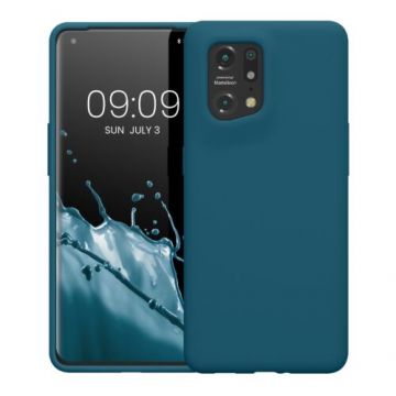 Husa Kwmobile pentru OPPO Find X5, Silicon, Verde, 57629.57