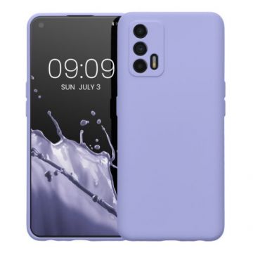 Husa Kwmobile pentru Realme GT 5G, Silicon, Mov, 57578.139