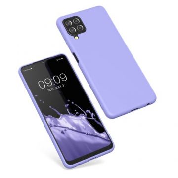 Husa Kwmobile pentru Samsung Galaxy A22, Silicon, Albastru, 57563.108