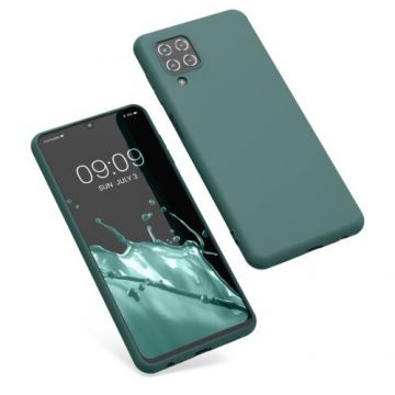 Husa Kwmobile pentru Samsung Galaxy M22, Silicon, Verde, 56276.171