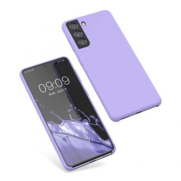 Husa Kwmobile pentru Samsung Galaxy S21, Silicon, Mov, 54056.108
