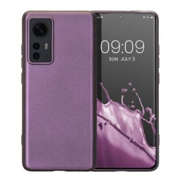 Husa Kwmobile pentru Xiaomi 12/12X, Silicon, Mov, 56238.230