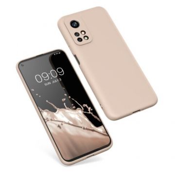 Husa Kwmobile pentru Xiaomi Mi 10T/Mi 10T Pro, Silicon, Crem, 56564.10