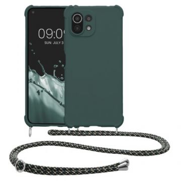 Husa Kwmobile pentru Xiaomi Mi 11 Lite 5G/11 Lite 5G NE, Silicon, Verde, 55902.169