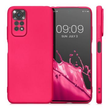 Husa Kwmobile pentru Xiaomi Redmi Note 11/Redmi Note 11s, Silicon, Roz, 58651.65