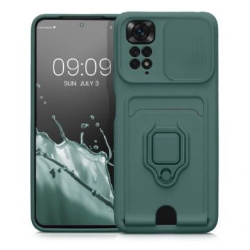 Husa Kwmobile pentru Xiaomi Redmi Note 11/Redmi Note 11s, Silicon, Verde, 57717.169