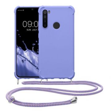 Husa Kwmobile pentru Xiaomi Redmi Note 8, Silicon, Albastru, 53490.108