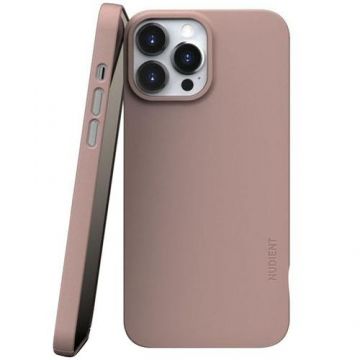 Husa Nudient Thin compatibila cu iPhone 13 Pro Max, MagSafe, Roz