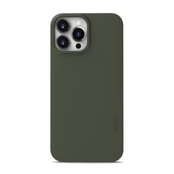 Husa Nudient Thin compatibila cu iPhone 13 Pro Max, MagSafe, Verde
